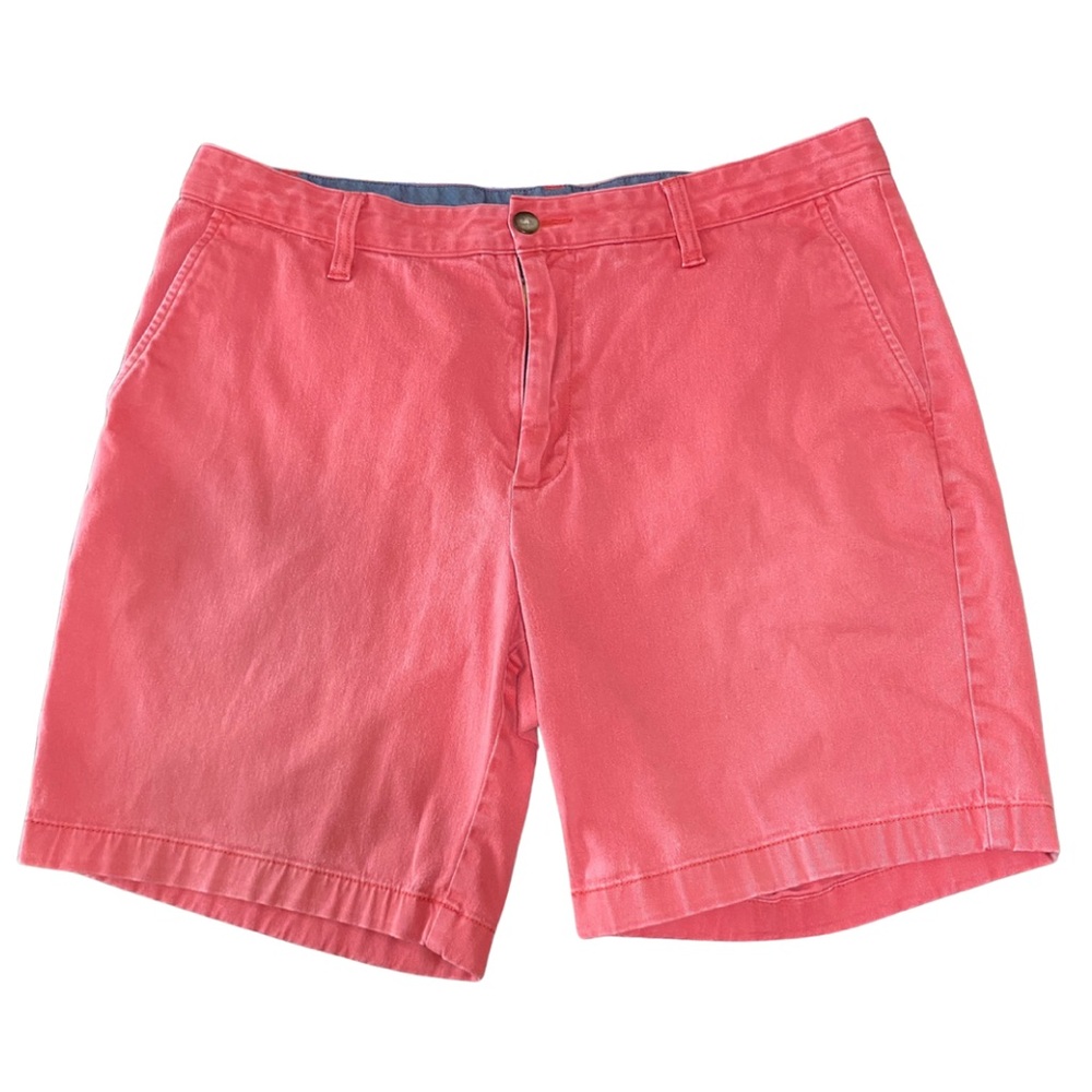 Nautica The Deck Short Classic Fit 34W Coral Red